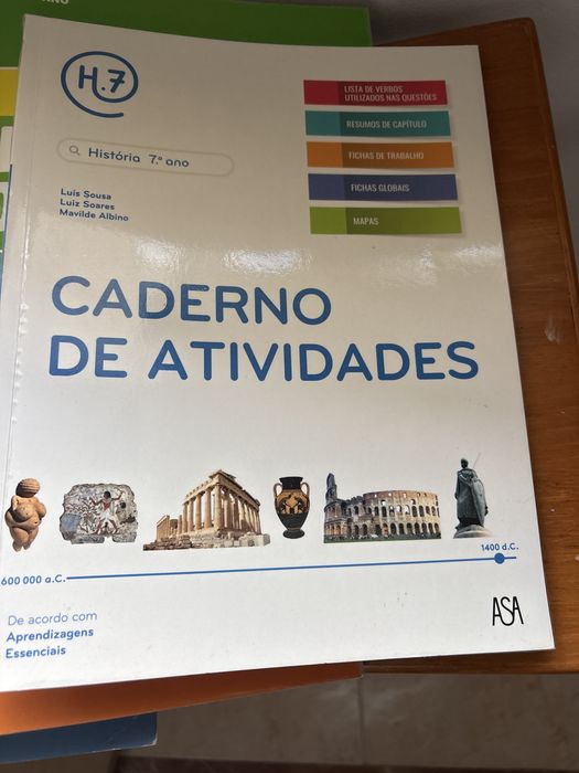 Livros de fichas e atividades de 7o ano