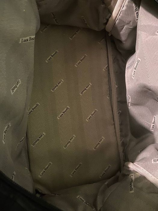 Шкіряна сумка- ручна кладь від Luca Bocelli