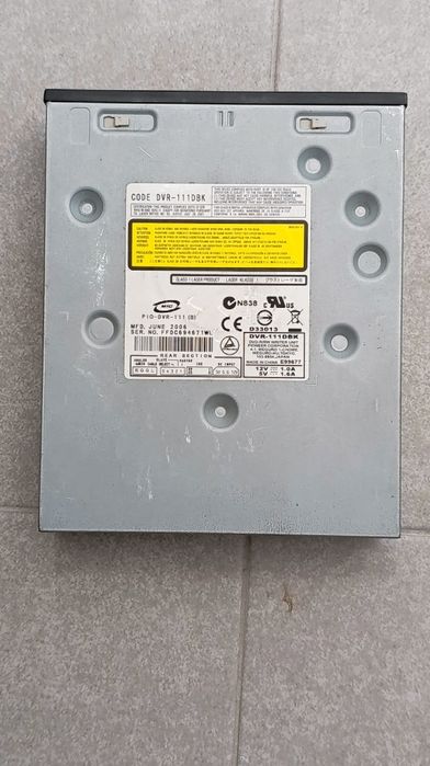 Unidade de disco óptico interna preta DVD-R/RW IDE Pioneer