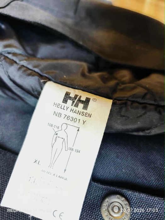 helly hansen kurtka z kapturem roz xl