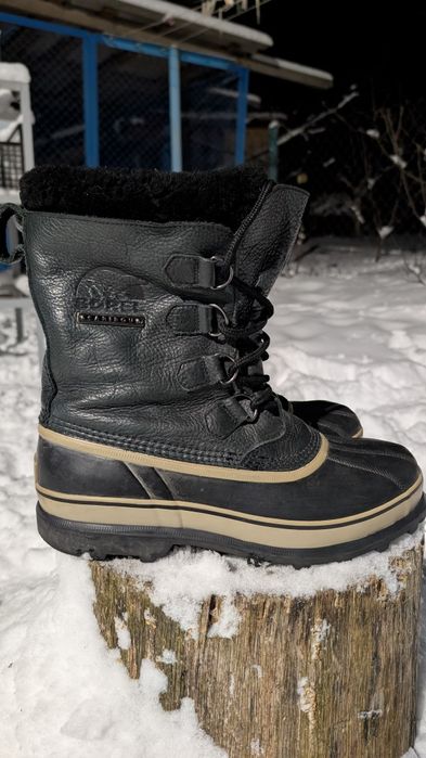 SOREL Caribou Reserve — зимові черевики теплі шкіряні чоботи Eur 44-45