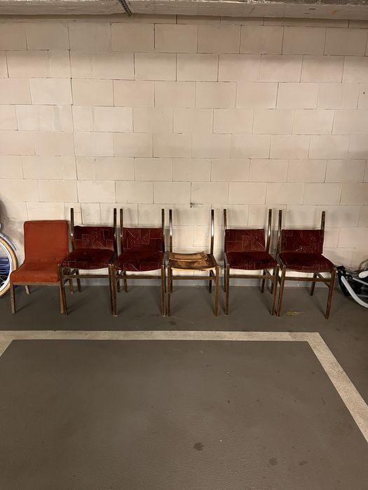 Krzesła PRL i fotel do renowacji (ceny w tresci ogloszenia)