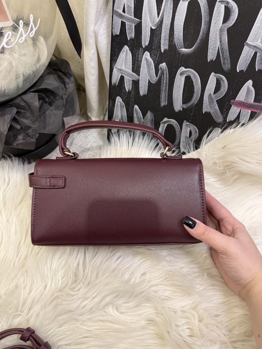 Сумка бургунді jw Pei з пильником