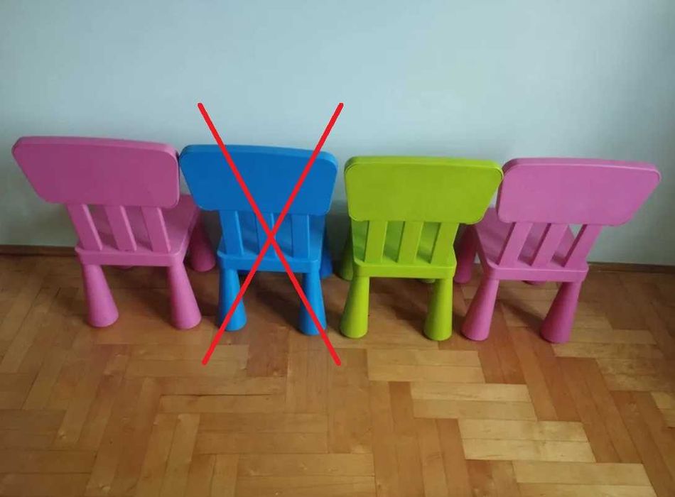 Sprzedam krzesełka dla dzieci Ikea Mammut