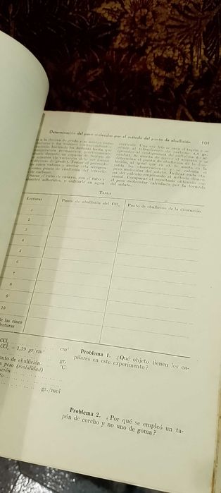 Práticas de Química General 1946 - 1ª Edição Española