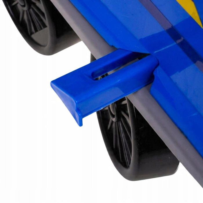 Jeździk z parkingiem 2w1 Policja niebieska pudełko,595x350 mm