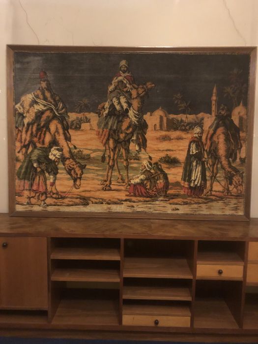 Quadro c/ moldura madeira