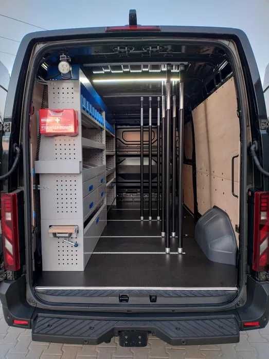 Zabudowa warsztatowa, serwisowa Master, Ducato, Sprinter, Crafter, TGE