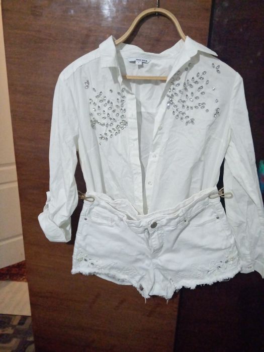 Шкіряна спідниця, комплект