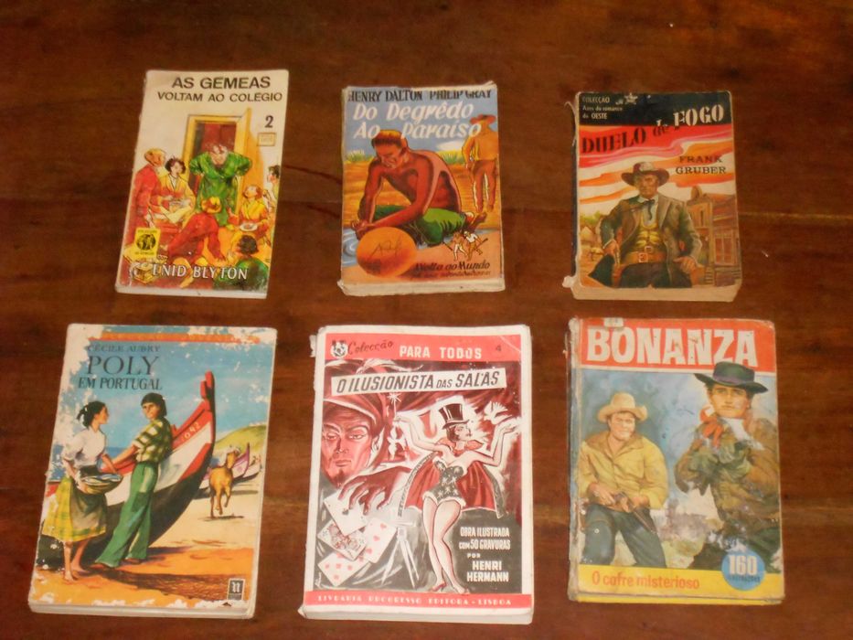 Livros diversos coleccoes juvenis antigas