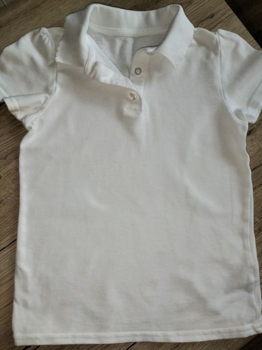 Bluzka na rozpoczęcie roku szkolnego 128/134 na 8-9 lat bawełna STAN I