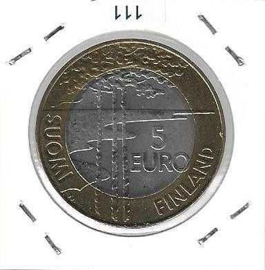 Finlândia - - - Moedas Comemorativas Bimetálicas de 5 Euros