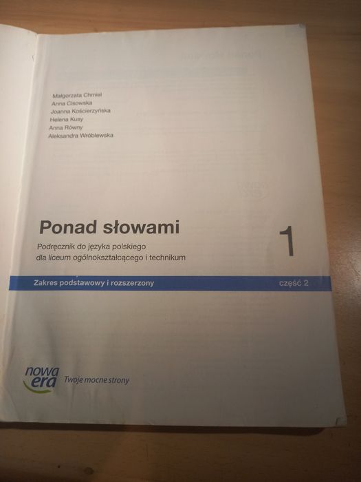 Ponad słowami 1 część 2 + okładka