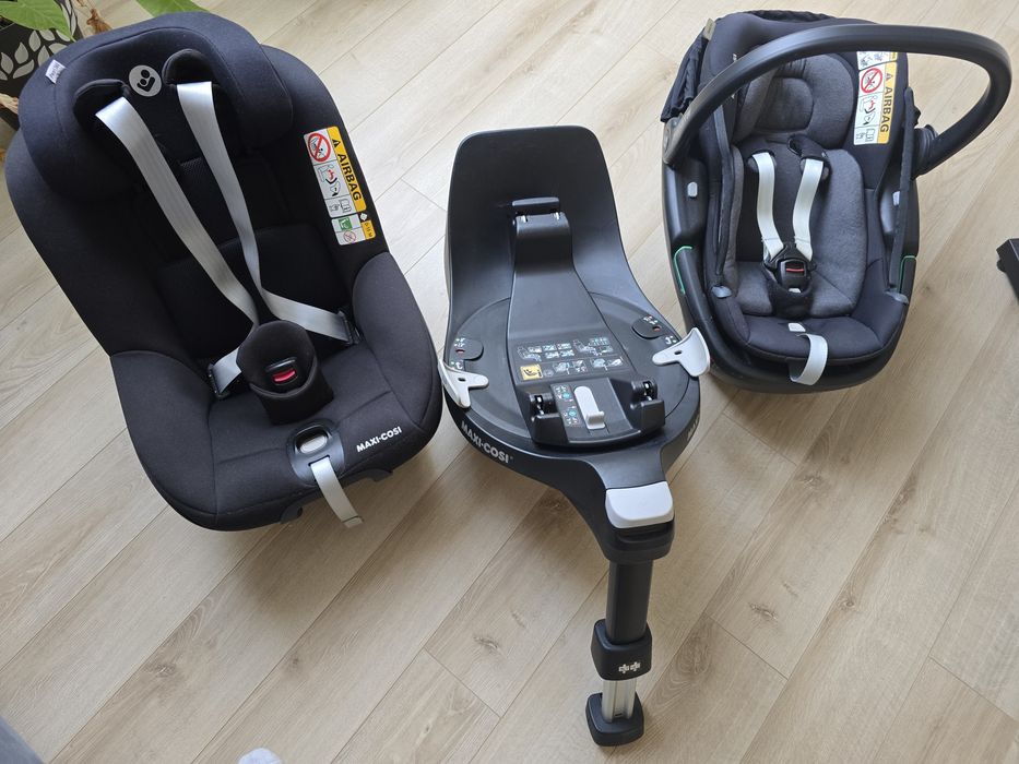 Maxi cosi - family fix 360 + dwa foteliki