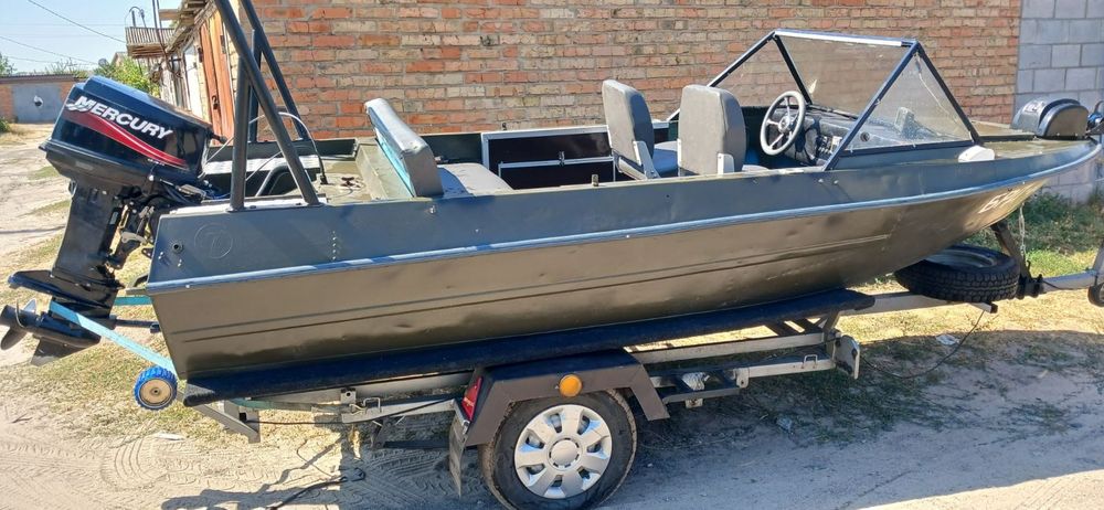 Лодка + мотор Меркурій 30