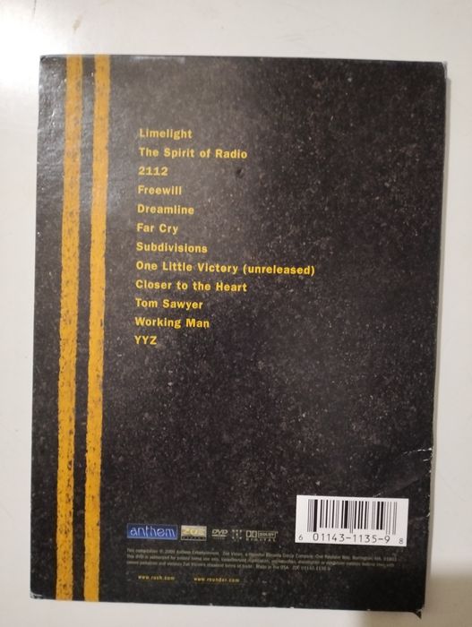 DVD Rush - Working Men'