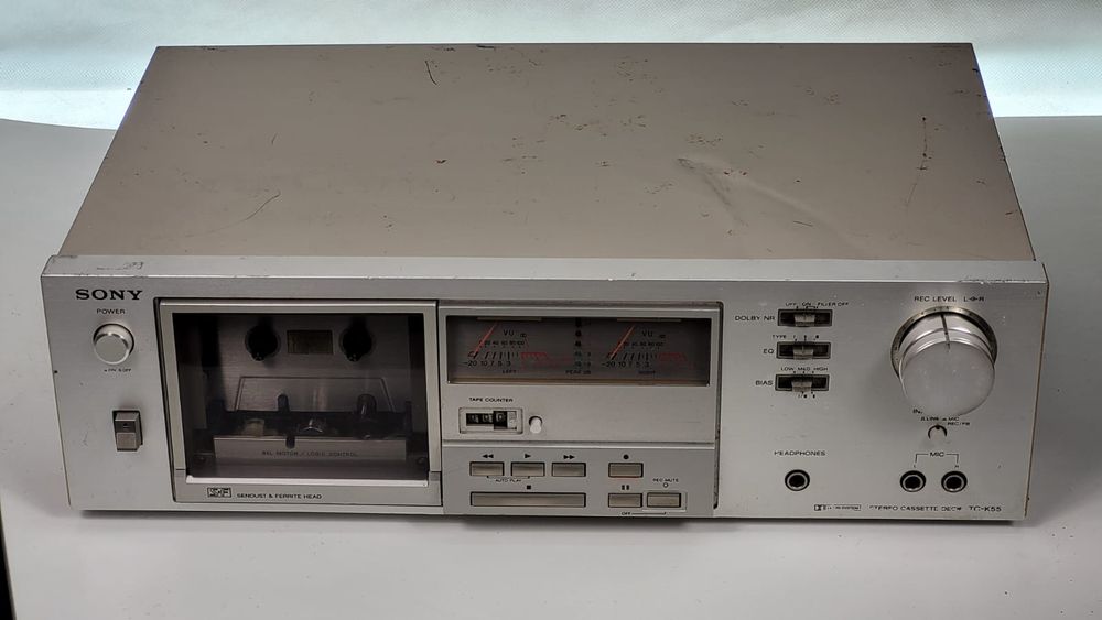 Magnetofon SONY tc k55 deck wskaźniki