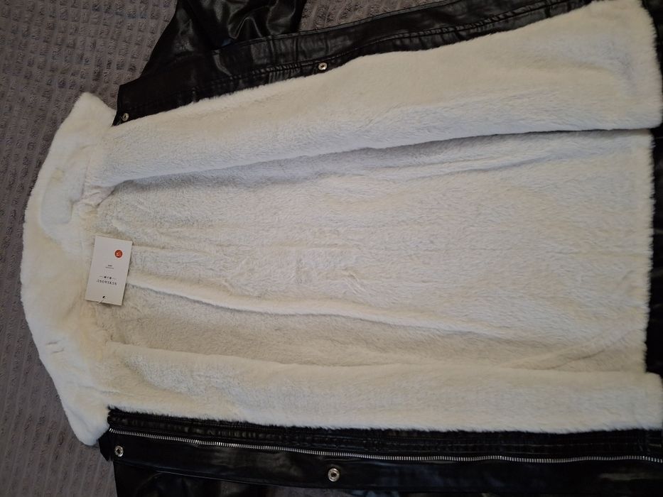 Кожаная курточка женская/Куртка утеплена з екошкіри