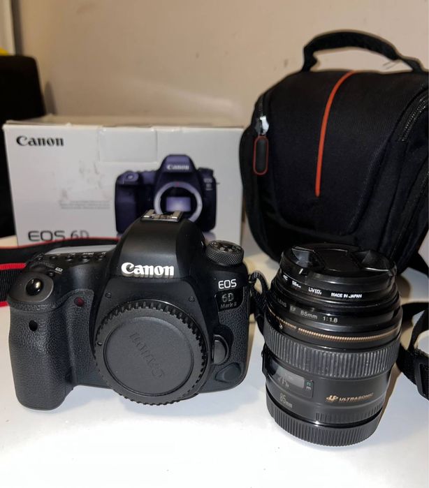 Canon EOS 6D Mark II + obiektyw Canon EF 85 mm f/1.8 UMS