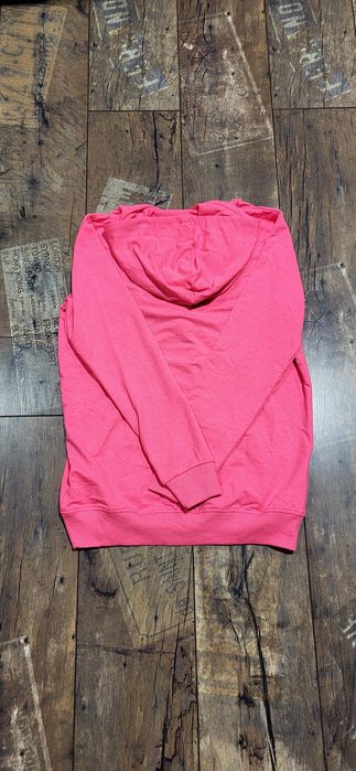 TNF śliczna bluza damska zasuwana kaptur neon róż bawełna M