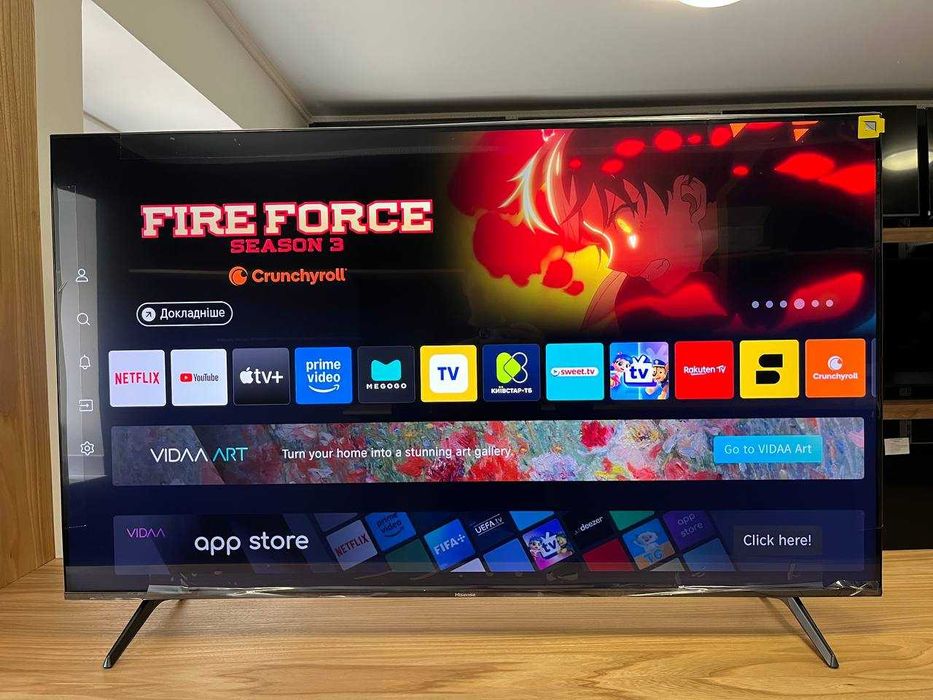 Телевізор QLED 50" Hisense 50E7Q PRO  144gHz, 4к, Smart TV гар12