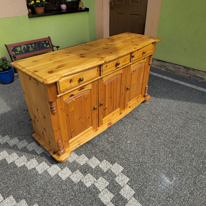 Komoda sosnowa lite drewno drewno