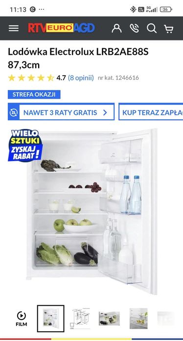Lodówka Electrolux