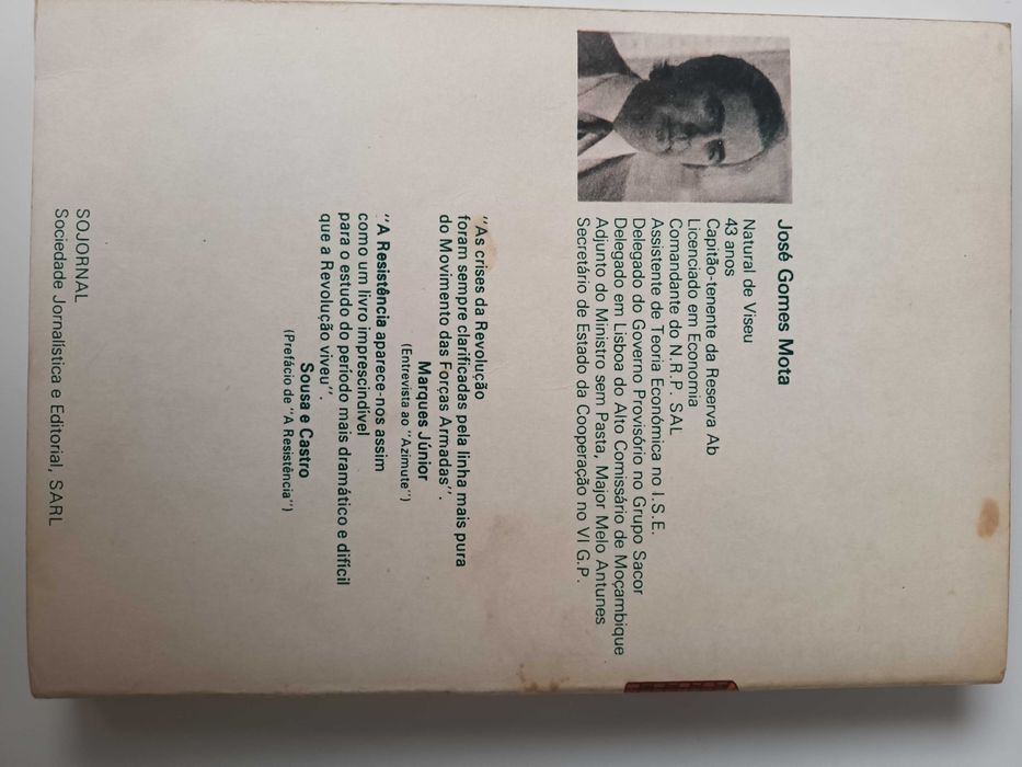 "A Resistência - O verão quente de 1975" por José Gomes Mota