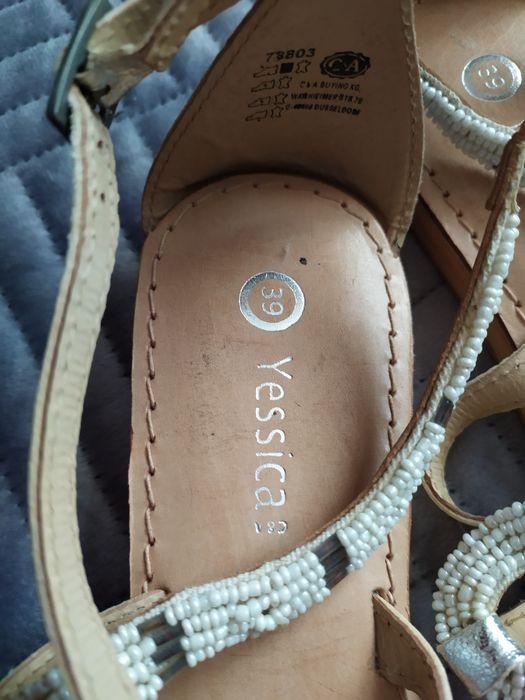 Sandały damskie skóra naturalna C&A Jessica r.39
