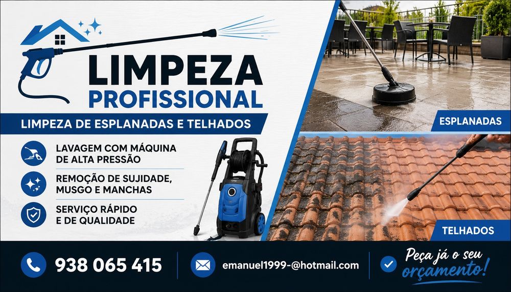 Limpeza de esplanadas