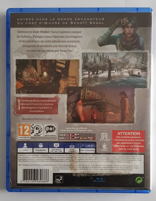 Syberia 3 - Jogo PS4