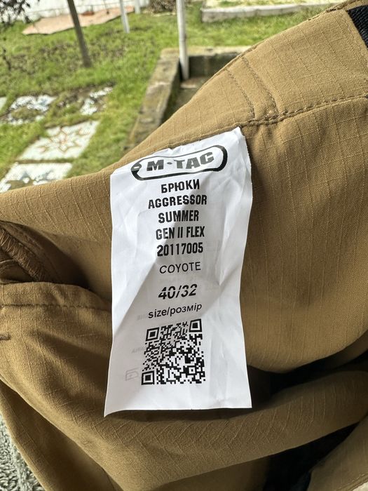 M-TAC ШТАНИ Aggressor summer gen II flex COYOTE