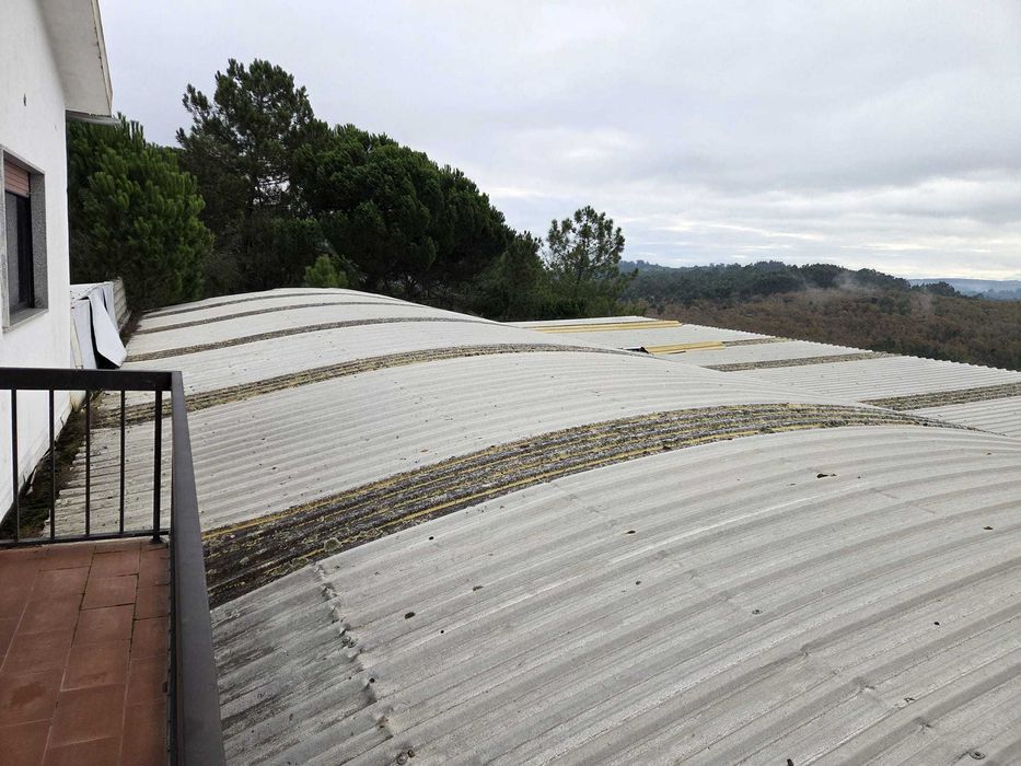 Cobertura e estrutura