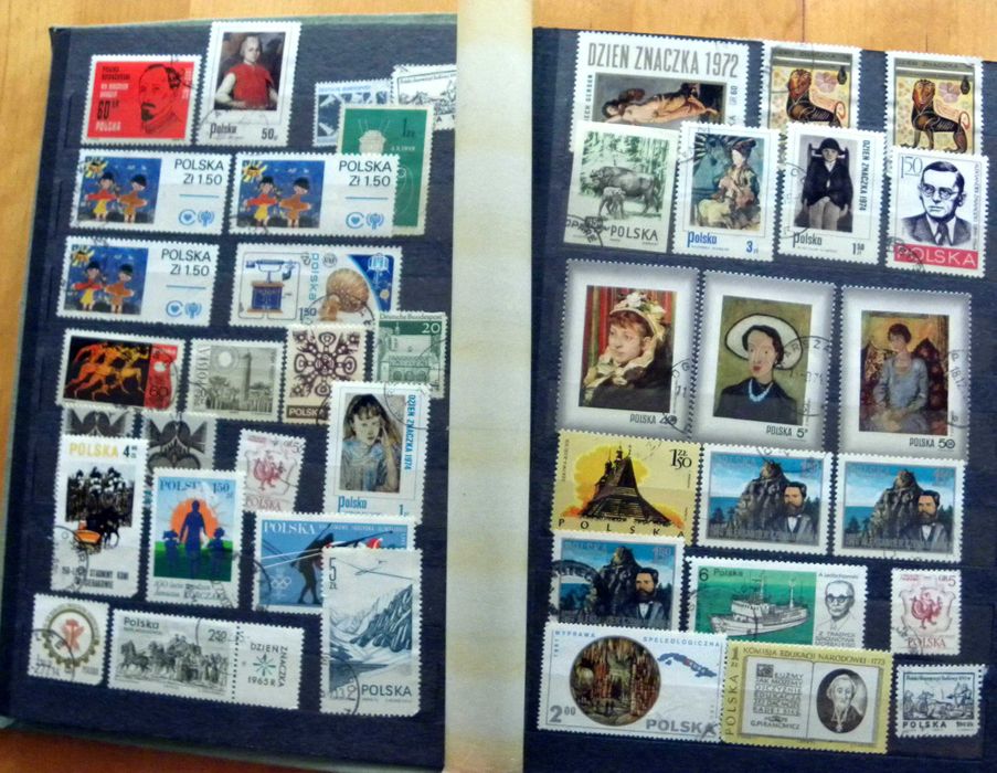 Klaser ze znaczkami, znaczki pocztowe A258