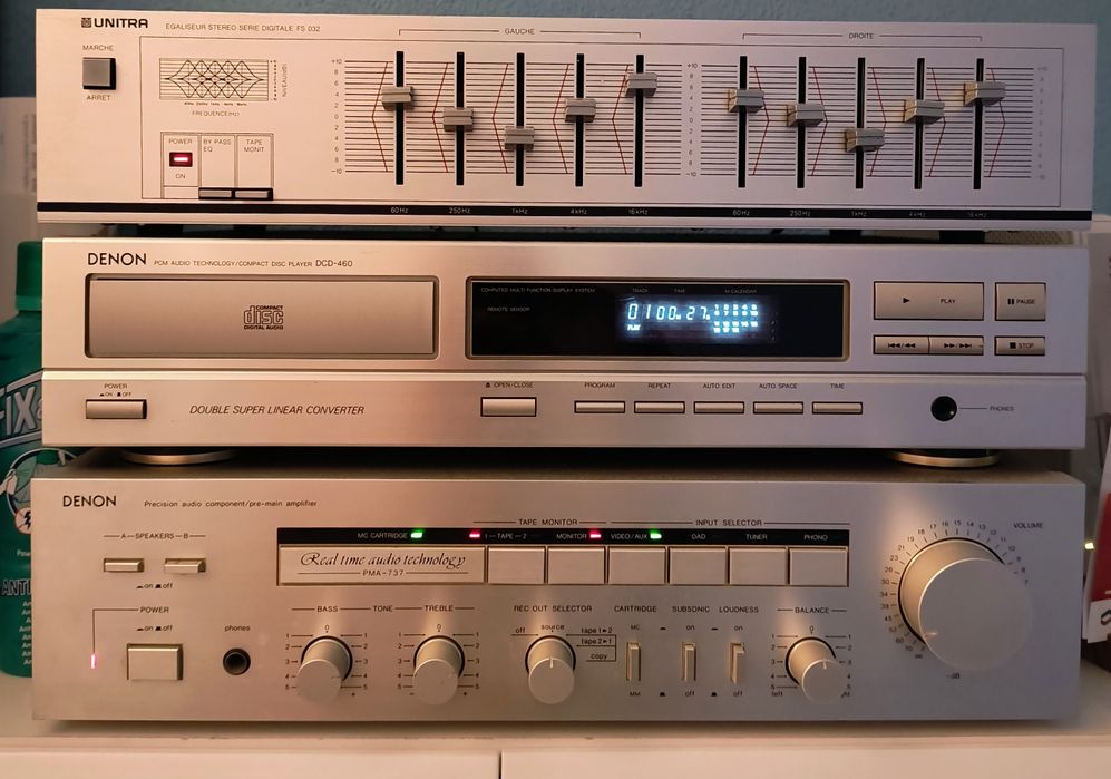 Zestaw stereo Denon+Unitra