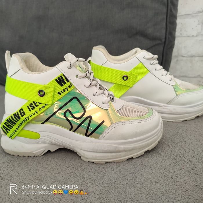 Buty adidasy sneakersy neon