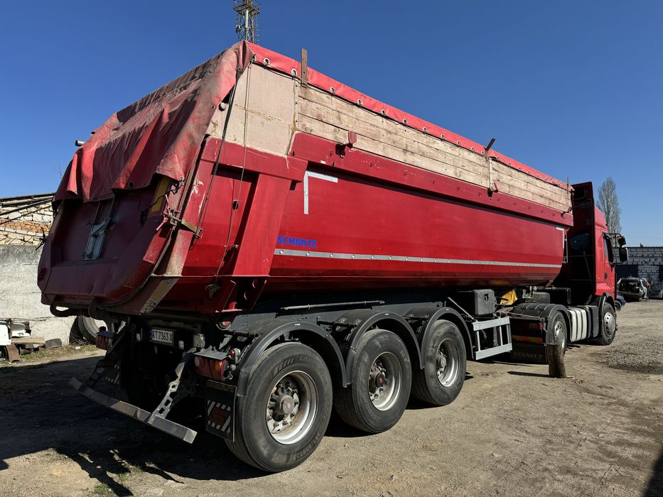 Renault premium schmitz cargobull самоскид полупричіп прицеп тягач