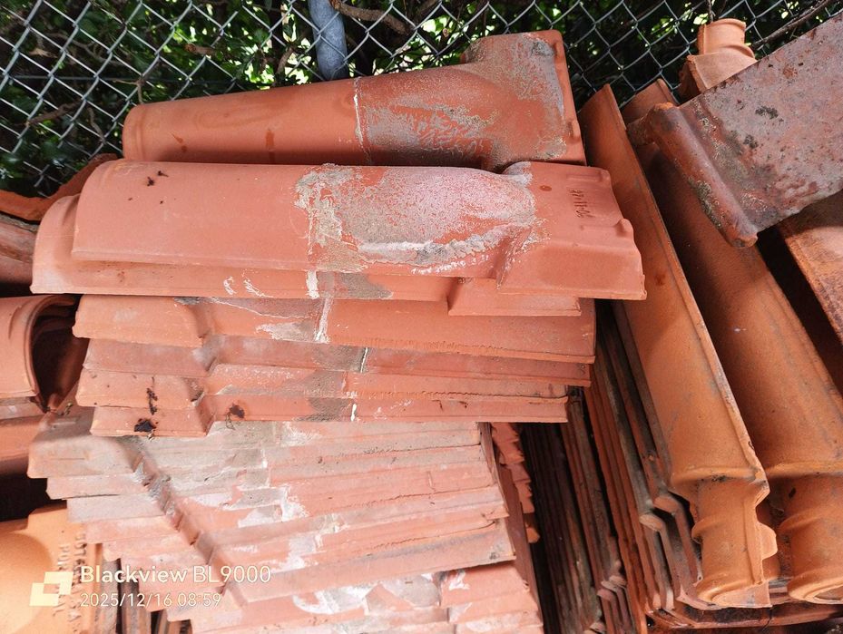 telha meia cana usadas