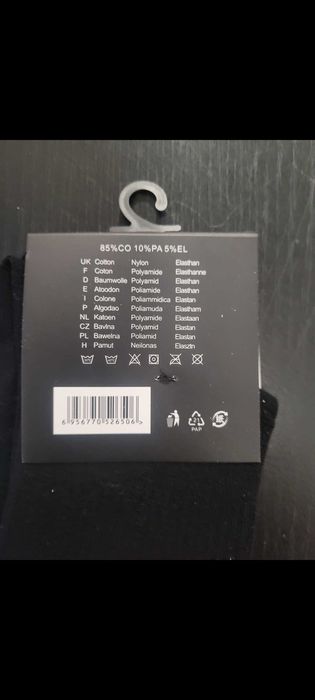 Skarpetki Czarne Długie UNISEX