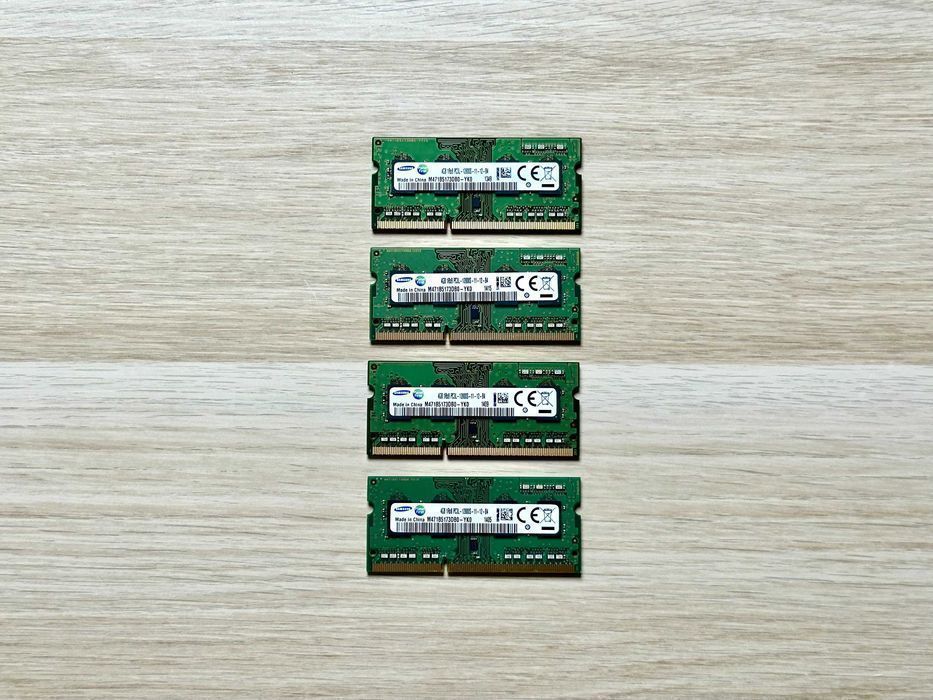 RAM Samsung 16GB 4x4GB DDR3 / DDR3L PC3L 12800S – sprawna / testowana