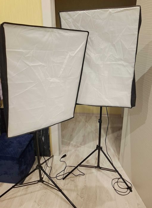 Студийный свет -  2 софтбокса БУ