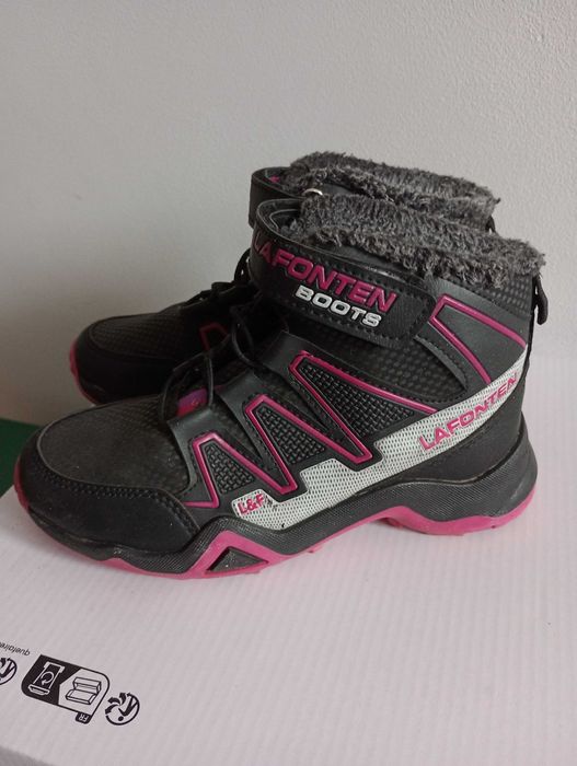 Buty dziewczęce ocieplane Lafonten,  rozmiar 31-32