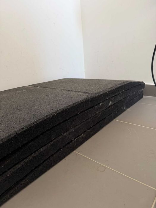 4 Placas de Borracha de Pneu para acesso a garagem - 100x50x4cm