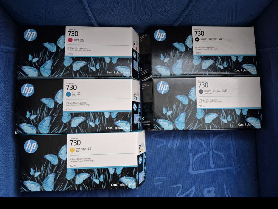 Оригінальні картриджі HP 730 (300 мл) для плотерів DesignJet