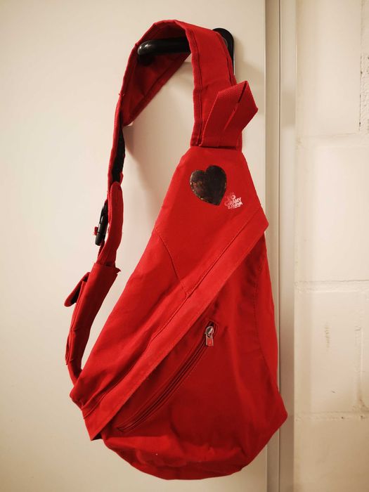 Plecak mały czerwony na wycieczki, mocny