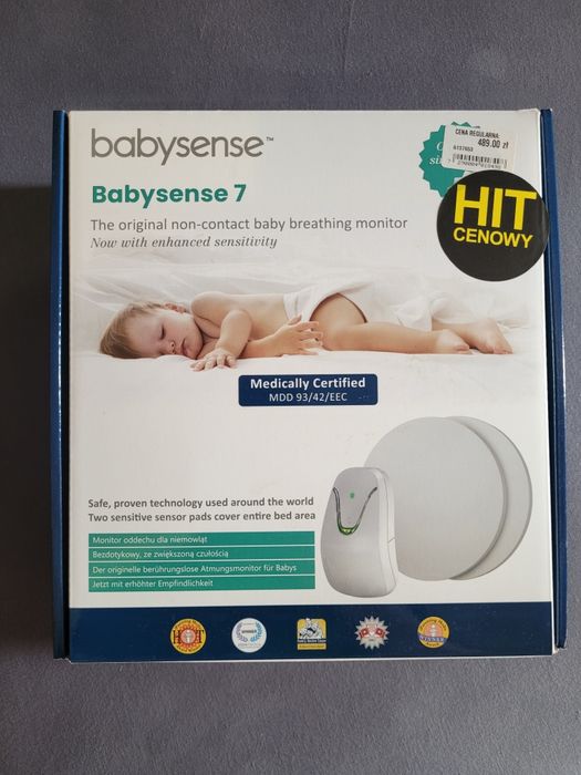 Monitor oddechu Babysense 7 – stan jak nowy
