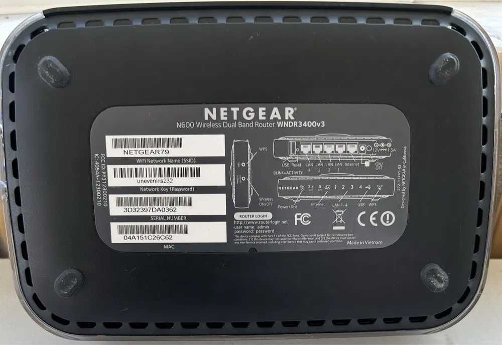 NETGEAR N600 Wireless Dual Band Router64286318700802123