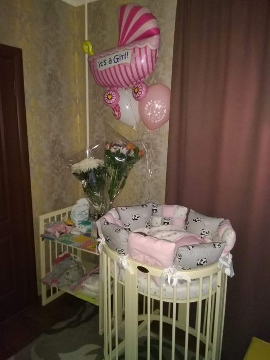 ЦІНА за все! 9 в 1. SMART BED OVAL + матрас трансформер + постіль...