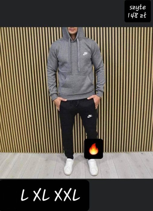 Nowy męski dres szyte logo rozmiary od M do XXL