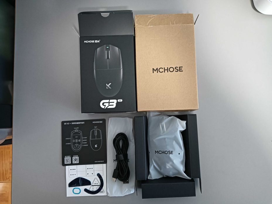 Mouse Wireless Mchose G3 V2 Pro - Skates Dots Tiger ICE V2